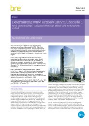 Determining wind actions using Eurocode 1: worked examples – calculation of forces on a tower using the full dynamic method