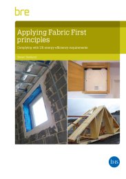Applying fabric first principles. Complying with UK energy efficiency requirements