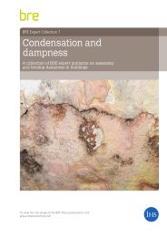 Condensation and dampness - a collection of BRE expert guidance on assessing and treating dampness in buildings
