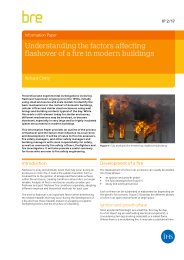 Understanding the factors affecting flashover of a fire in modern buildings