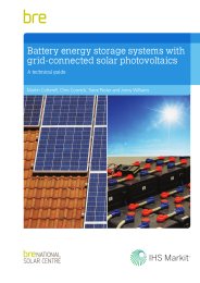 Battery energy storage systems with grid-connected solar photovoltaics: A technical guide