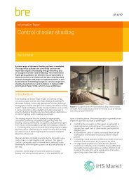 Control of solar shading