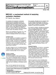 BREVAC: a mechanised method of emptying sanitation chambers