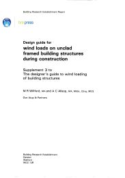 Design guide for wind loads on unclad framed building structures during construction