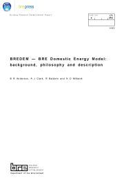 BREDEM - BRE domestic energy model: background, philosophy and description