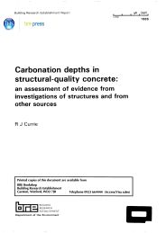 Carbonation depths in structural-quality concrete: an assessment of evidence from investigations of structures and from other sources