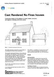 Cast rendered no-fines houses