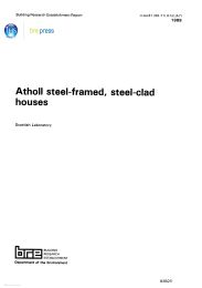 Atholl steel-framed, steel clad houses