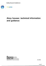 Airey houses: technical information and guidance