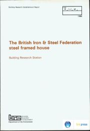 British Iron and Steel Federation steel framed house