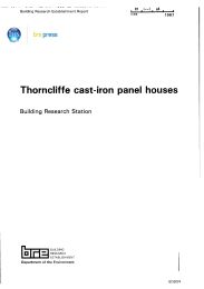 Thorncliffe cast-iron panel houses