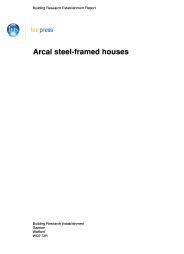Arcal steel-framed houses