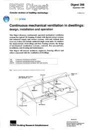 Continuous mechanical ventilation in dwellings: design, installation and operation
