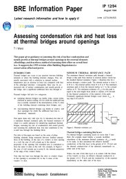 Assessing condensation risk and heat loss at thermal bridges around openings