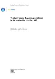 Timber frame housing systems built in the UK 1920-1965