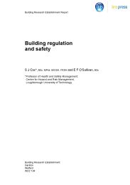 Building regulation and safety