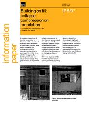 Building on fill: collapse compression on inundation