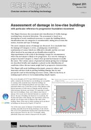 Assessment of damage in low-rise buildings
