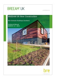 BREEAM UK new construction - non-domestic buildings (Scotland). Technical manual. Issue 4.0