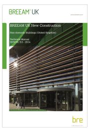 BREEAM UK new construction - non-domestic buildings (UK). Technical manual. Issue 5.0