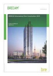 BREEAM international new construction 2016. Technical manual SD 233 2.0