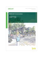 BREEAM communities - technical manual