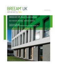 BREEAM UK new construction 2018 - non-domestic buildings (Northern Ireland). Technical manual