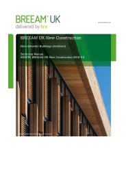 BREEAM UK new construction 2018 - non-domestic buildings (Scotland). Technical manual