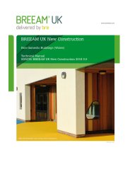 BREEAM UK new construction 2018 - non-domestic buildings (Wales). Technical manual