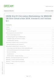 BREEAM UK new construction 2018 - BREEAM UK NC 2018 Ene 01 calculation methodology