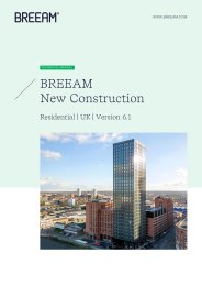 BREEAM new construction. Residential UK