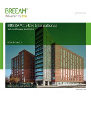 BREEAM in-use international technical manual. Residential