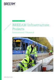 BREEAM infrastructure: Projects. International