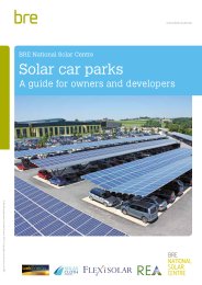 Solar car parks. A guide for owners and developers