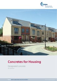 Concretes for housing. Designated concrete