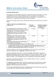 Concrete chloride class