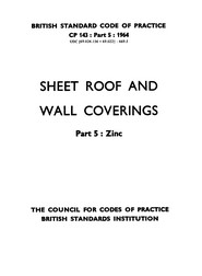 Sheet roof and wall coverings. Zinc