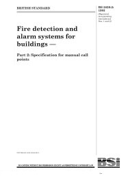 Fire detection and alarm systems for buildings. Specification for manual call points (AMD 4685) (AMD 5085) (No longer current but cited in Building Regulations guidance)