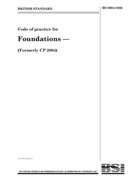 Code of practice for foundations (Withdrawn)
