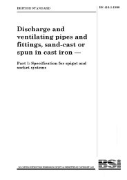 Discharge and ventilating pipes and fittings, sand-cast or spun in cast iron. Specification for spigot and socket systems