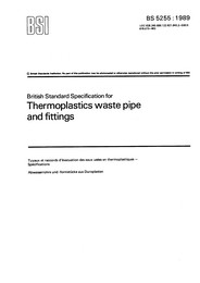 Thermoplastics waste pipe and fittings (Withdrawn)