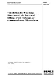 Ventilation for buildings - Sheet metal air ducts and fittings with rectangular cross-section - Dimensions