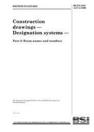Construction drawings - designation systems. Room names and numbers