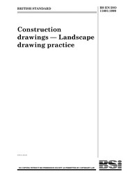 Construction drawings - landscape drawing practice