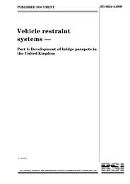 Vehicle restraint systems. Development of bridge parapets in the United Kingdom (Obsolescent but remains current)