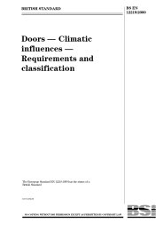 Doors - climatic influences - requirements and classification