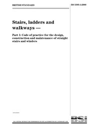Stairs, ladders and walkways. Code of practice for the design ...