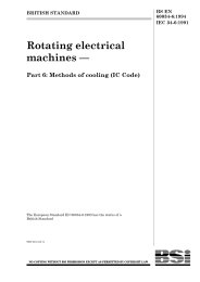 Rotating electrical machines. Methods of cooling (IC Code)