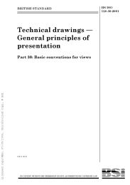 Technical drawings - General principles of presentation. Basic conventions for views