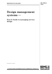 Design management systems. Guide to managing service design